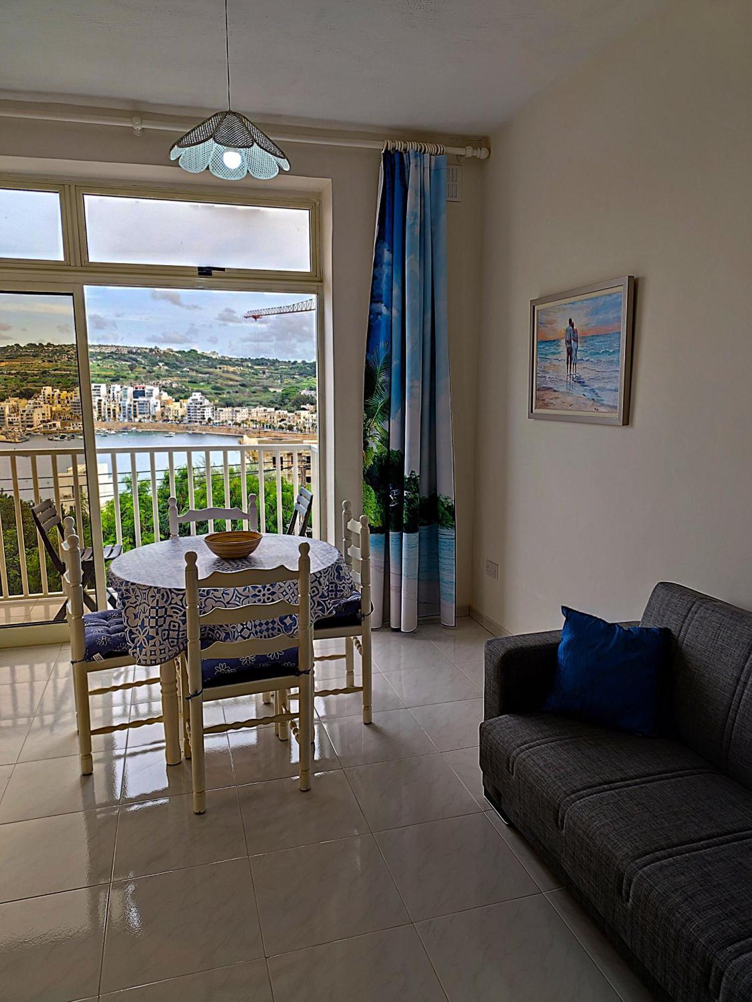 Sea Breeze Bliss - Self Check-In Apartman San Pawl il-Baħar Kültér fotó